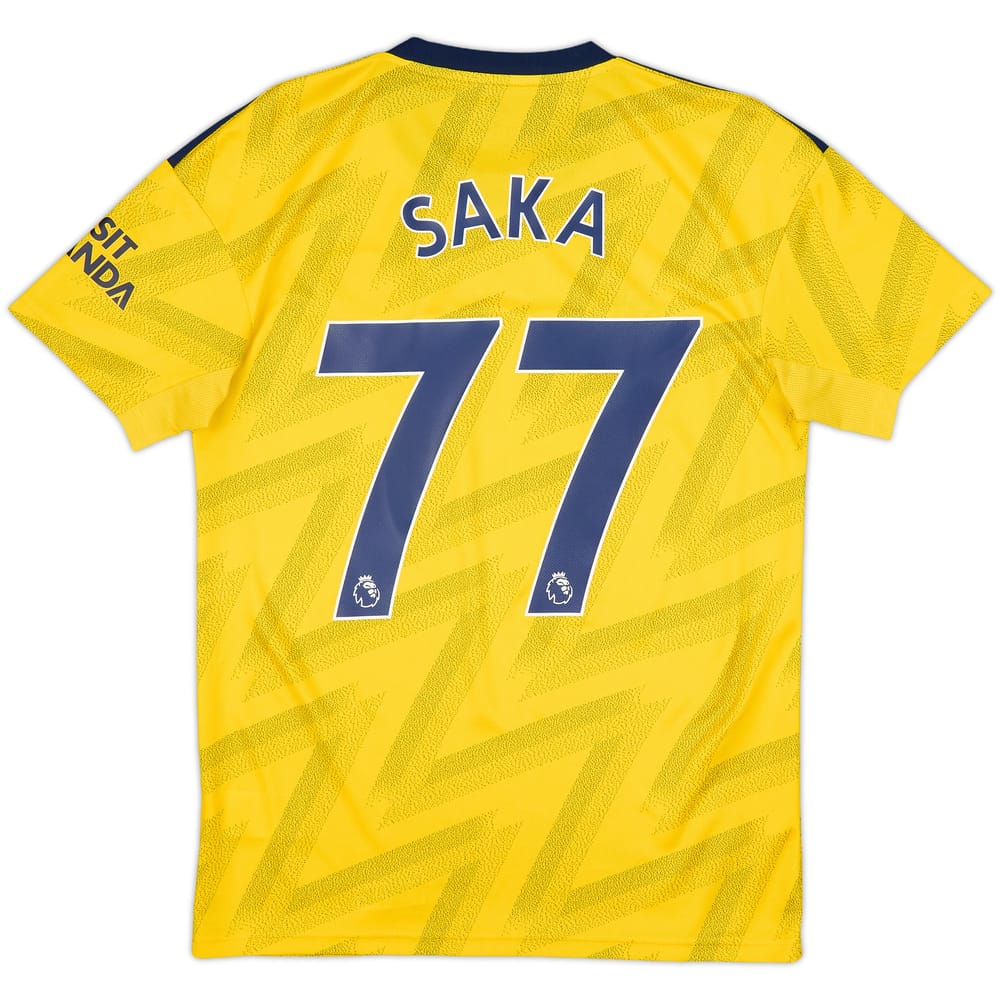 2019-20 Arsenal Away Shirt Saka #77 - 9/10 - (S)