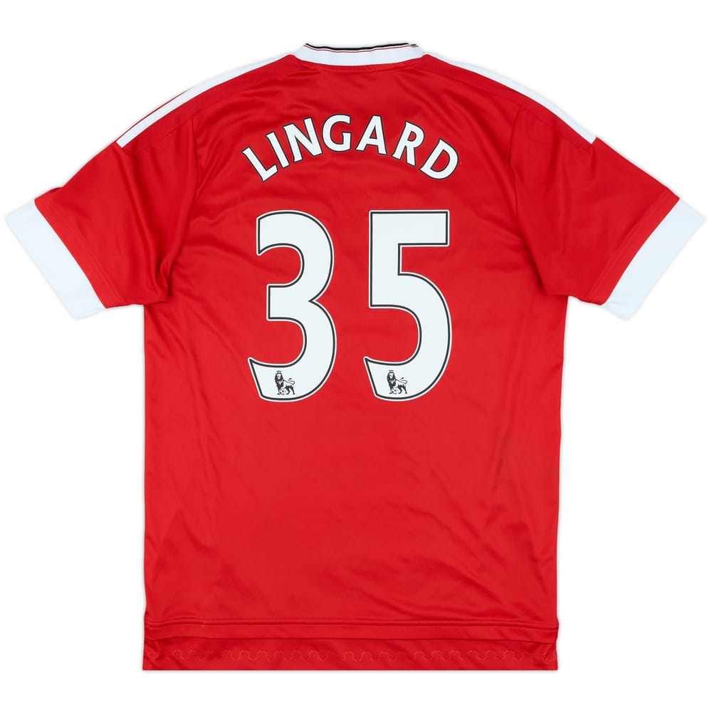 2015-16 Manchester United Home Shirt Lingard #35 - 10/10 - (M)