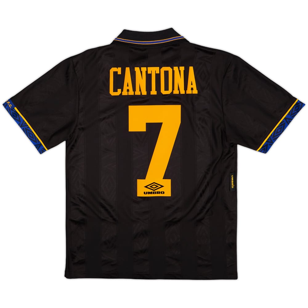 1993-95 Manchester United Away Shirt Cantona #7 - 8/10 - (S)
