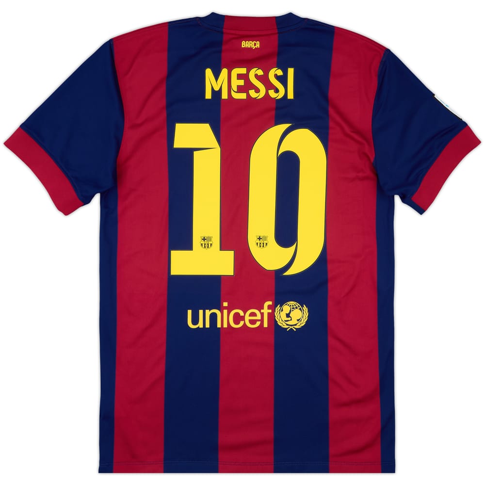 2014-15 Barcelona Home Shirt Messi #10 - 6/10 - (M)