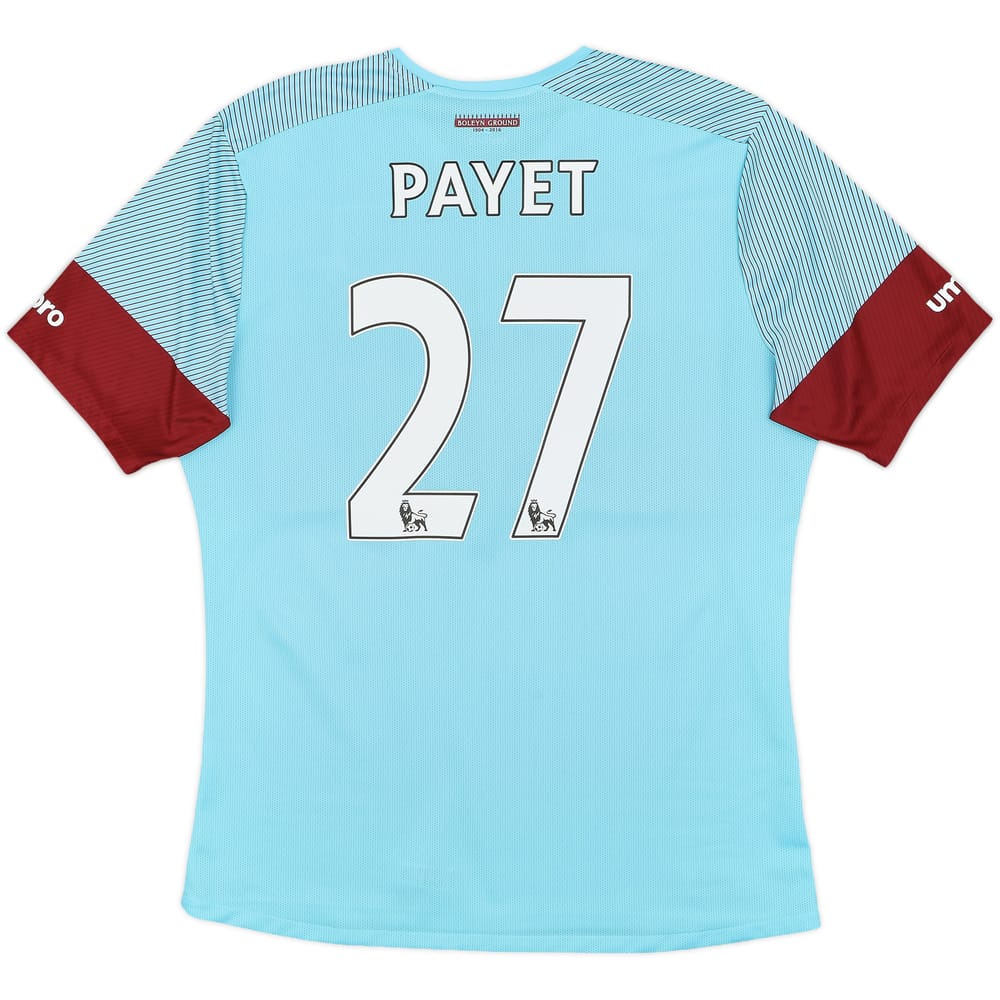 2015-16 West Ham Away Shirt Payet #27 - 8/10 - (L)
