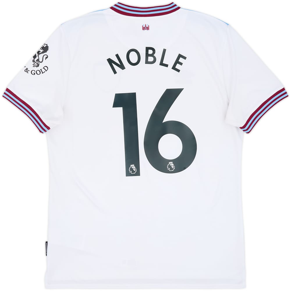2019-20 West Ham Away Shirt Noble #16 - 9/10 - (L)
