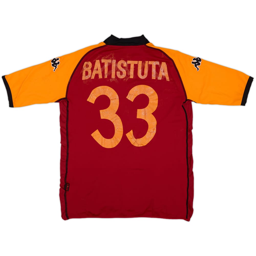 2002-03 Roma European Home Shirt Batistuta #33 - 4/10 - (XL)
