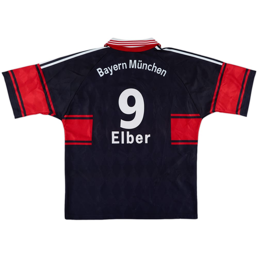 1997-99 Bayern Munich Home Shirt Elber #9 - 8/10 - (L)