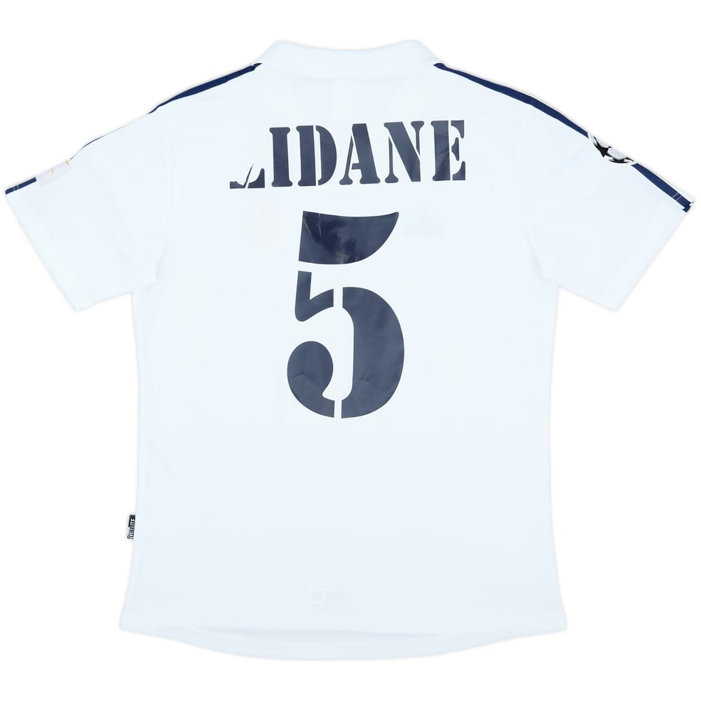 2001 Real Madrid Home Shirt Zidane #5 - 4/10 - (L)