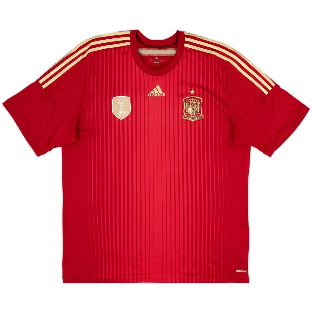 2013-15 Spain Home Shirt - 9/10 - (XXL)