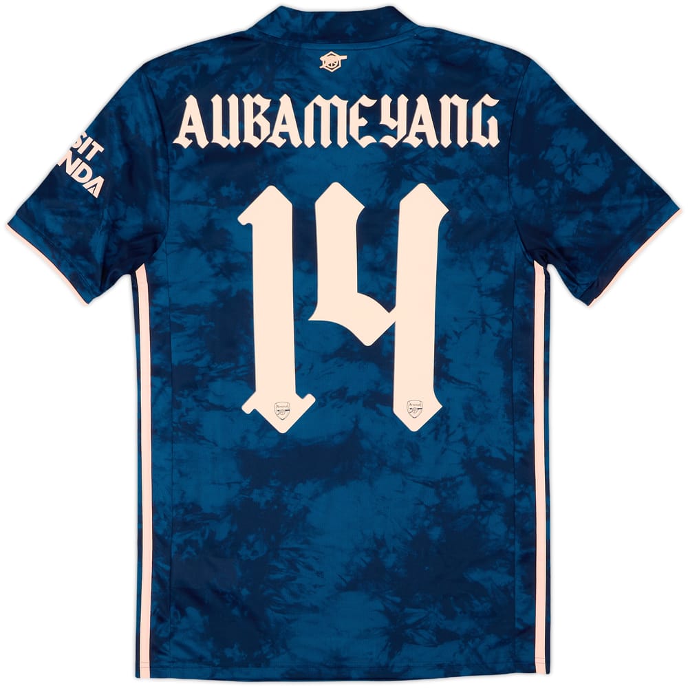 2020-21 Arsenal Third Shirt Aubameyang #14 (XS)