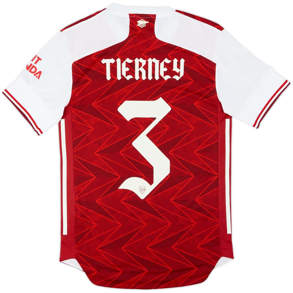 2020-21 Arsenal Authentic Home Shirt Tierney #3 (XS)