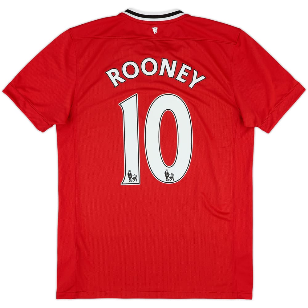 2011-12 Manchester United Home Shirt Rooney #10 - 6/10 - (M)
