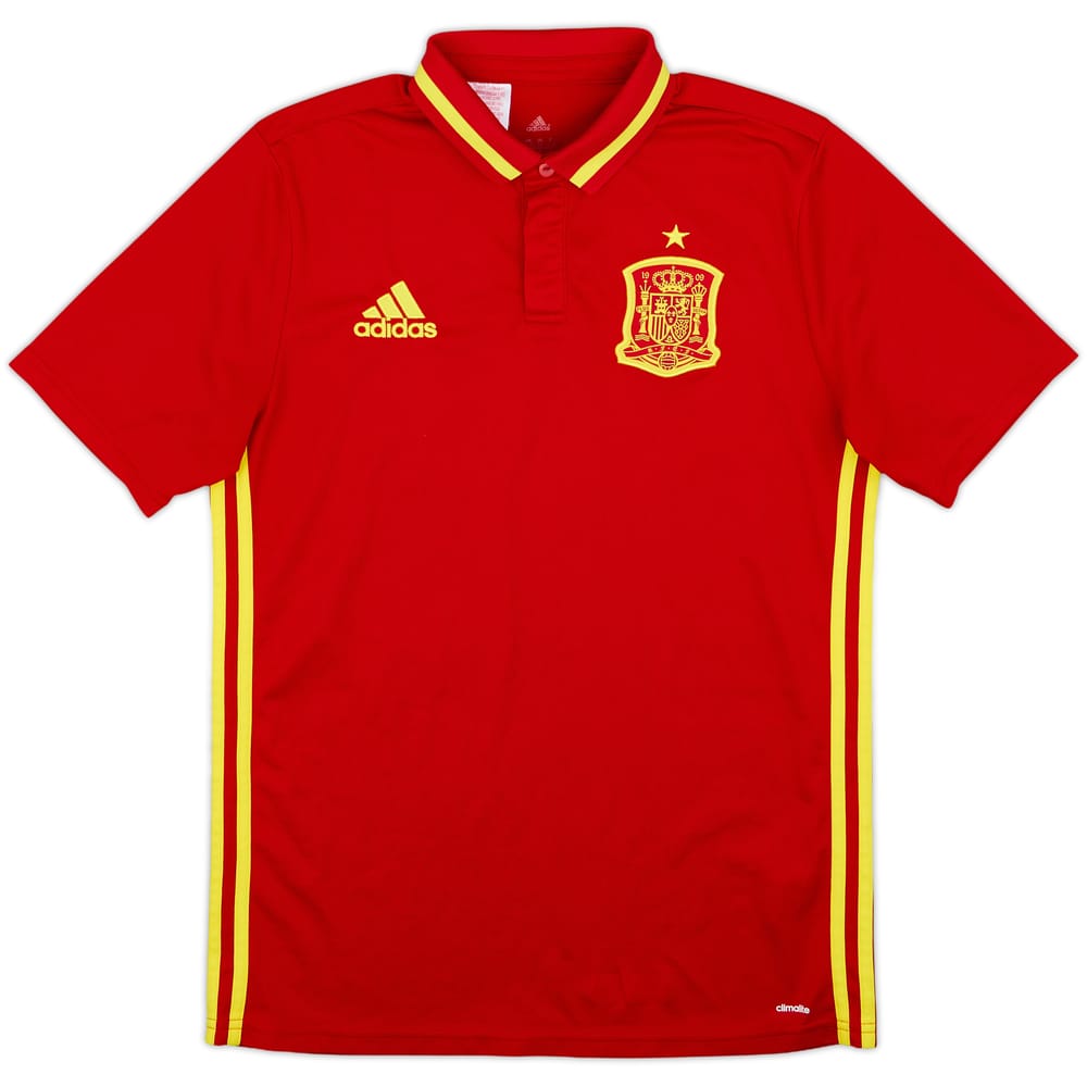 Polo adidas de España 2016-17 - 10/10 - (XL.Niños)