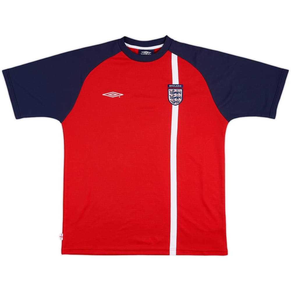 2002-04 England Umbro Cotton Tee - 9/10 - (L)