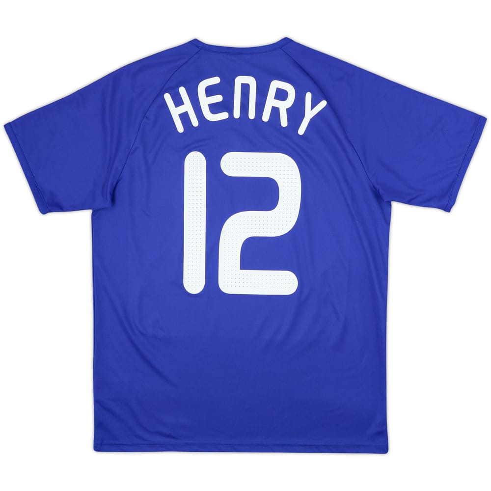 2007-08 France Basic Home Shirt Henry #12 - 8/10 - (M)