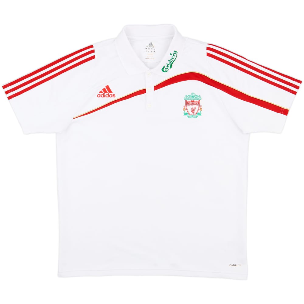 2009-10 Liverpool adidas Polo Shirt - 8/10 - (XL)