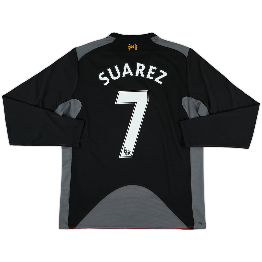 2012-13 Liverpool Away L/S Shirt Suarez #7 - 6/10 - (S)
