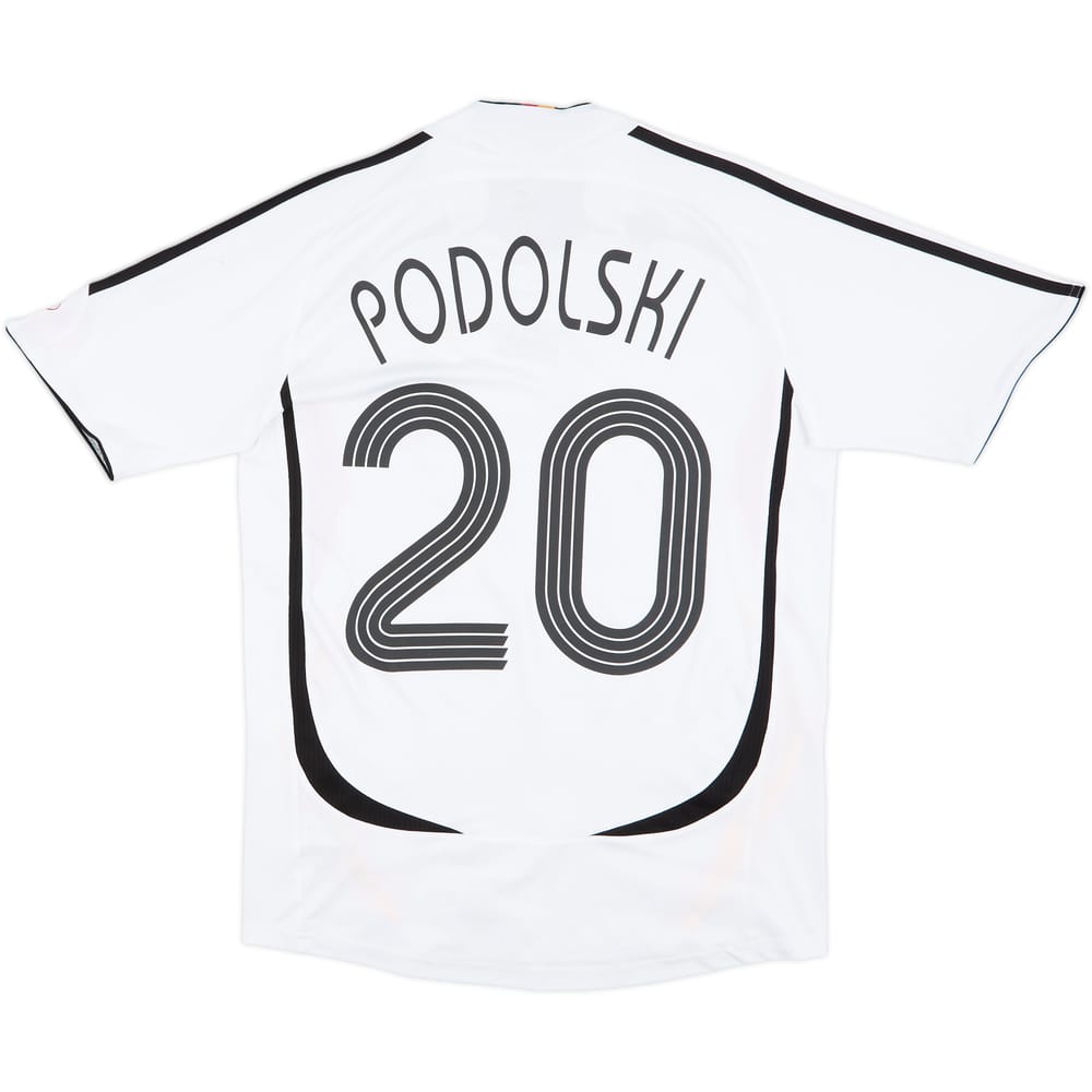 2005-07 Germany Home Shirt Podolski #20 - 8/10 - (S)