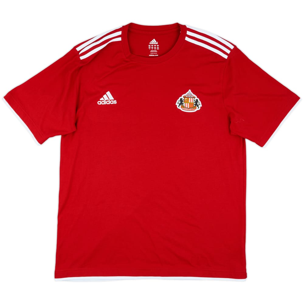2011-12 Sunderland adidas Cotton Tee - 9/10 - (XXL)