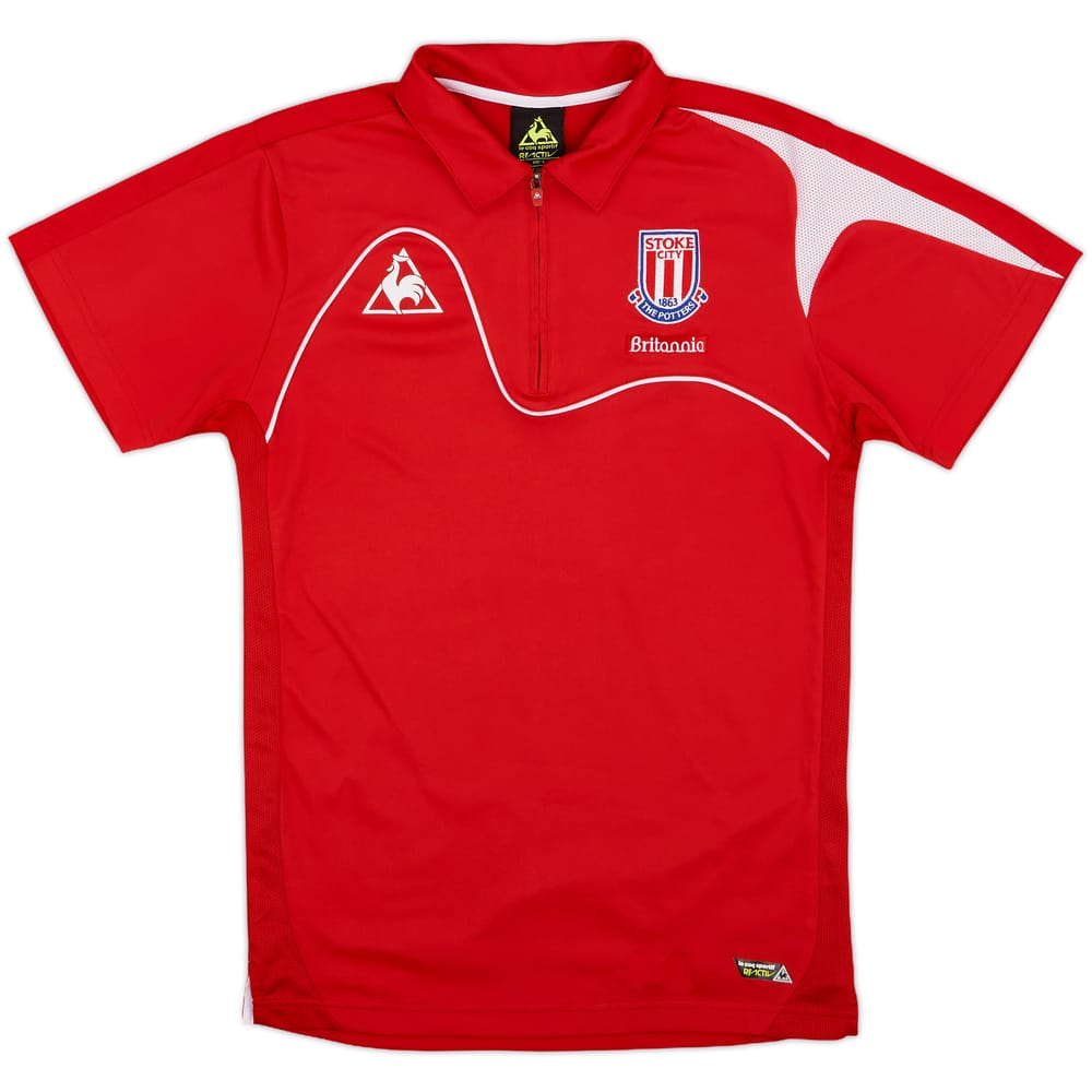 2007-08 Stoke City Le Coq Sportif 1/4 Zip Training Shirt - 10/10 - (S)