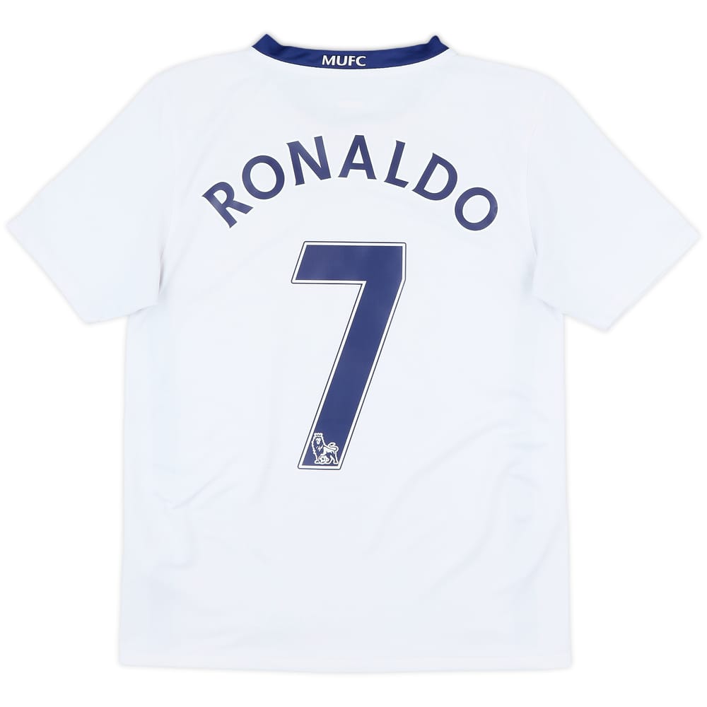 2008-10 Manchester United Away Shirt Ronaldo #7 - 6/10 - (L.Boys)