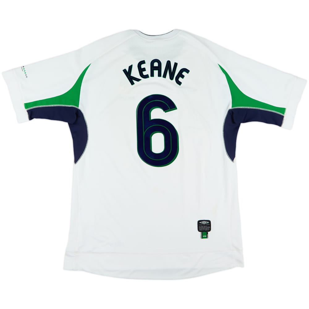 2002-03 Ireland Umbro Training Shirt Keane #6 - 5/10 - (XL)