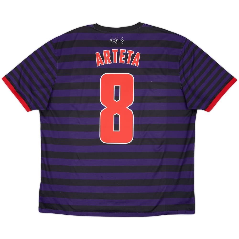 2012-13 Arsenal Away Shirt Arteta #8 - 6/10 - (XXL)