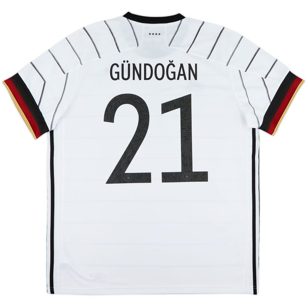 2020-21 Germany Home Shirt Gundogan #21 - 9/10 - (XL)