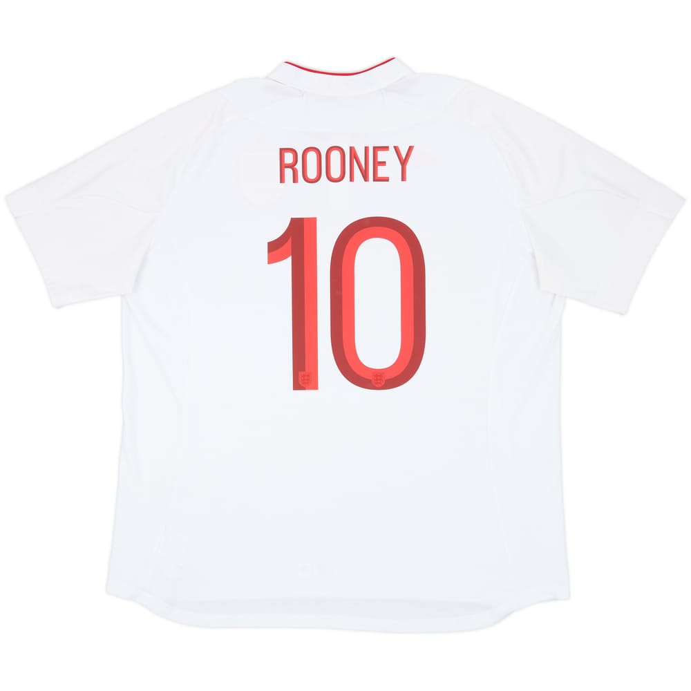 2012-13 England Home Shirt Rooney #10 - 6/10 - (3XL)
