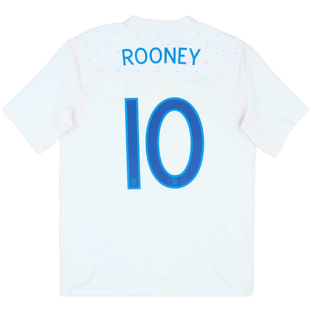 2010-11 England Home Shirt Rooney #10 - 7/10 - (L)