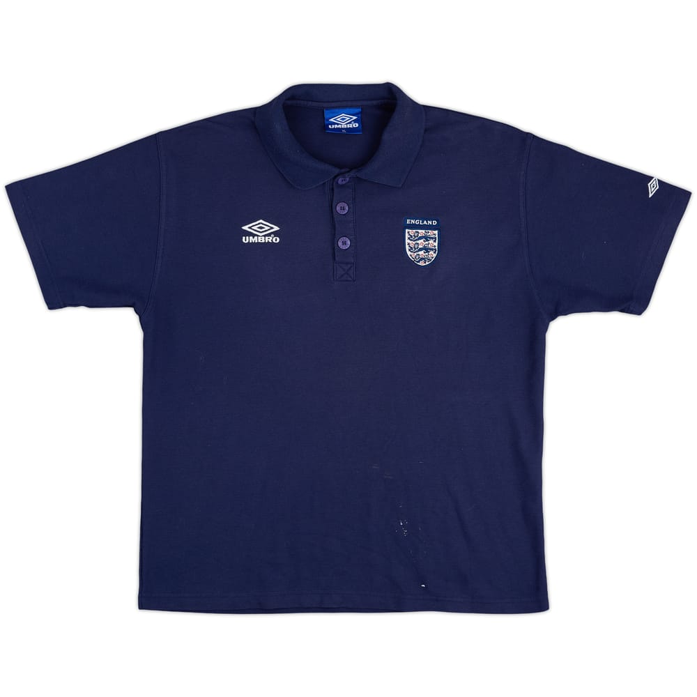 1998-00 England Umbro Polo Shirt - 7/10 - (XL)