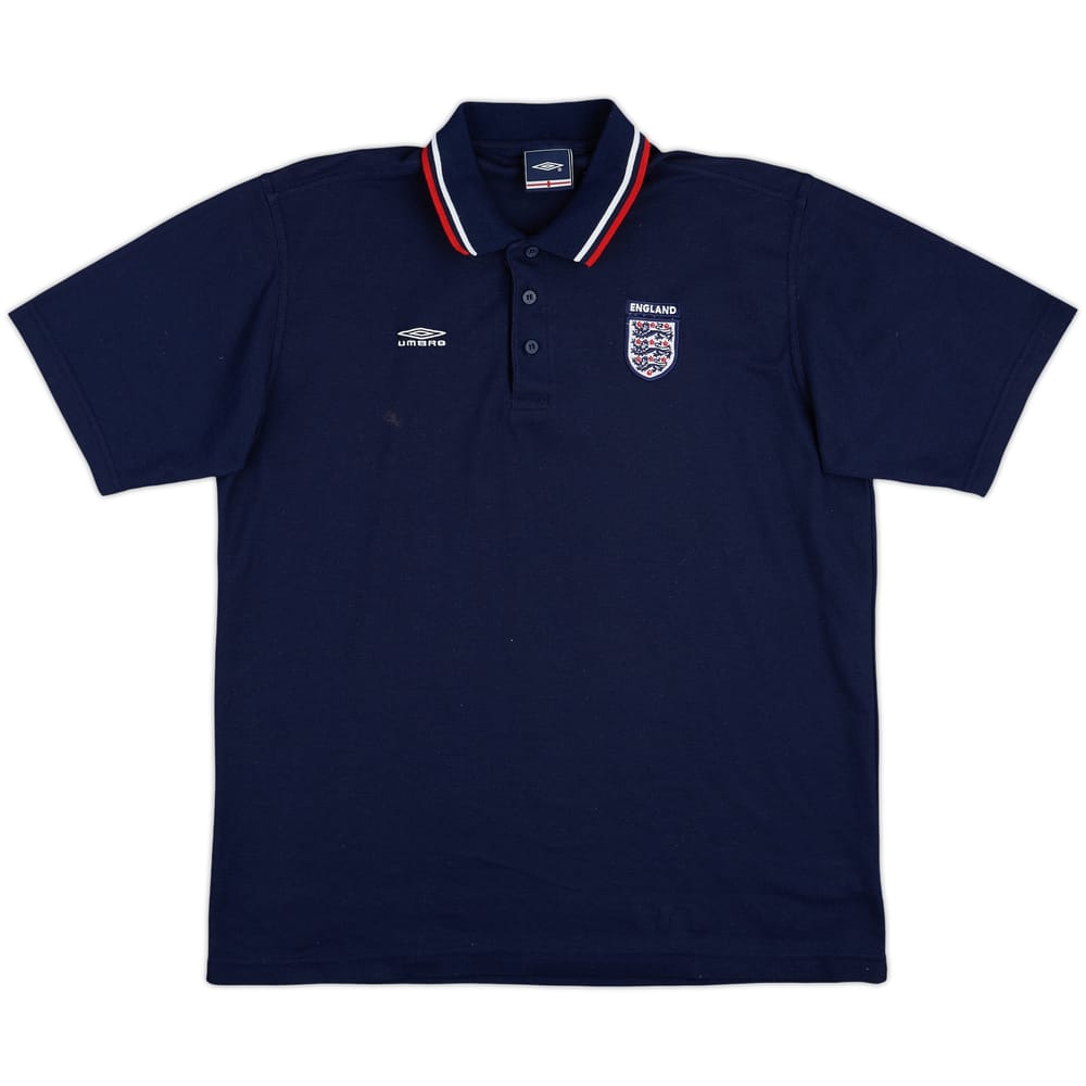 2000-02 England Umbro Polo Shirt - 7/10 - (XL)