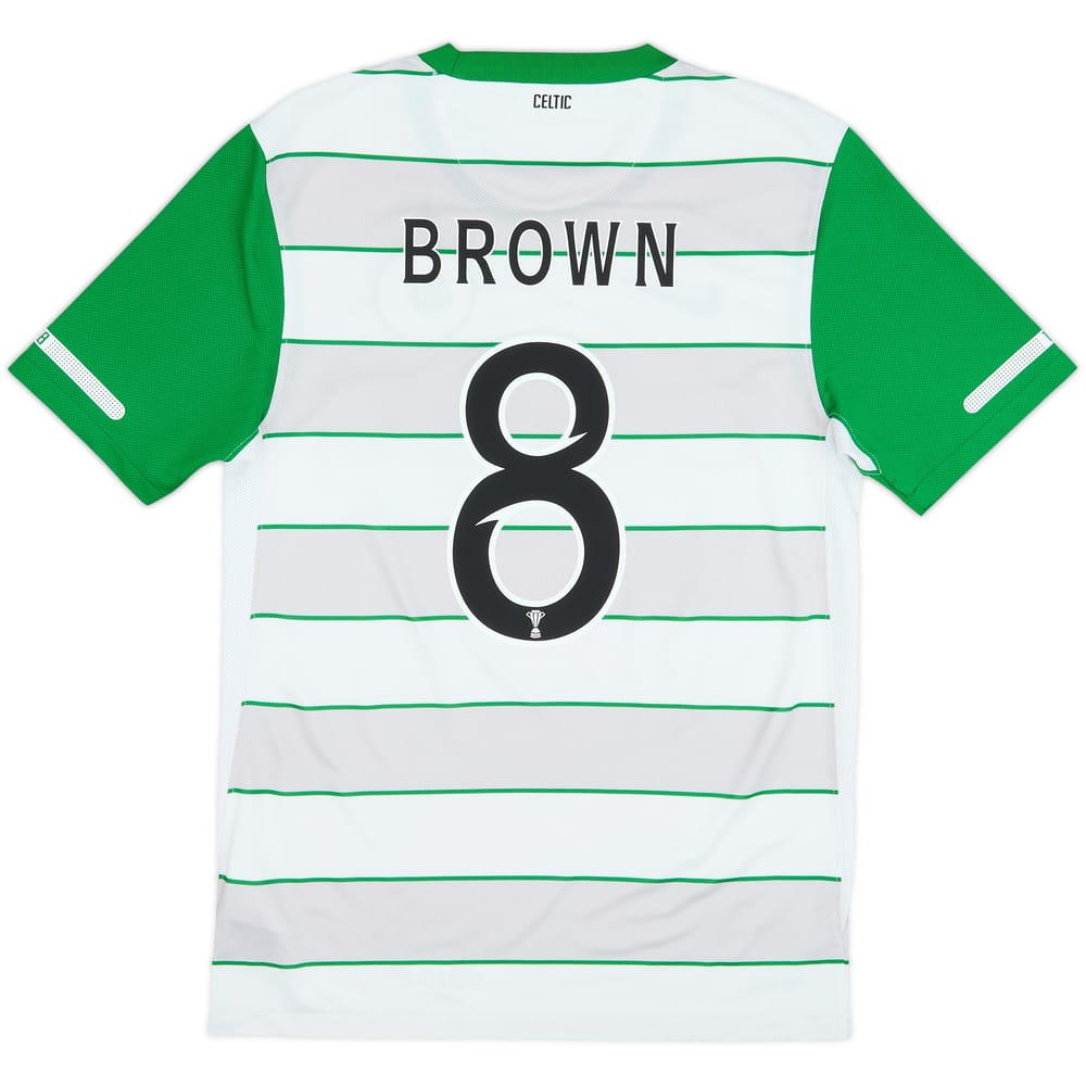 2011-12 Celtic Away Shirt Brown #8 - 8/10 - (S)