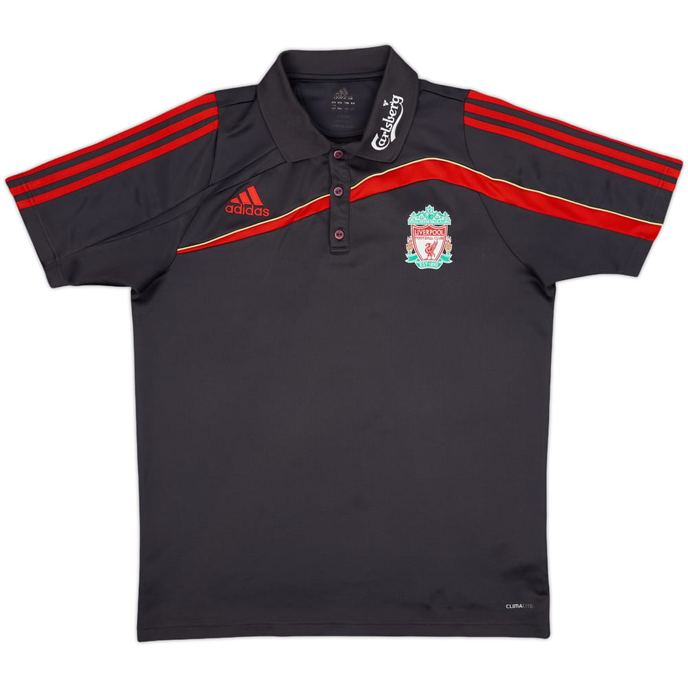 2009-10 Liverpool adidas Polo Shirt - 8/10 - (L)