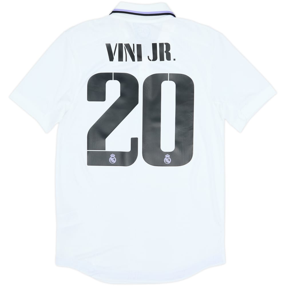 2022-23 Real Madrid Authentic Home Shirt Vini Jr #20 (S)