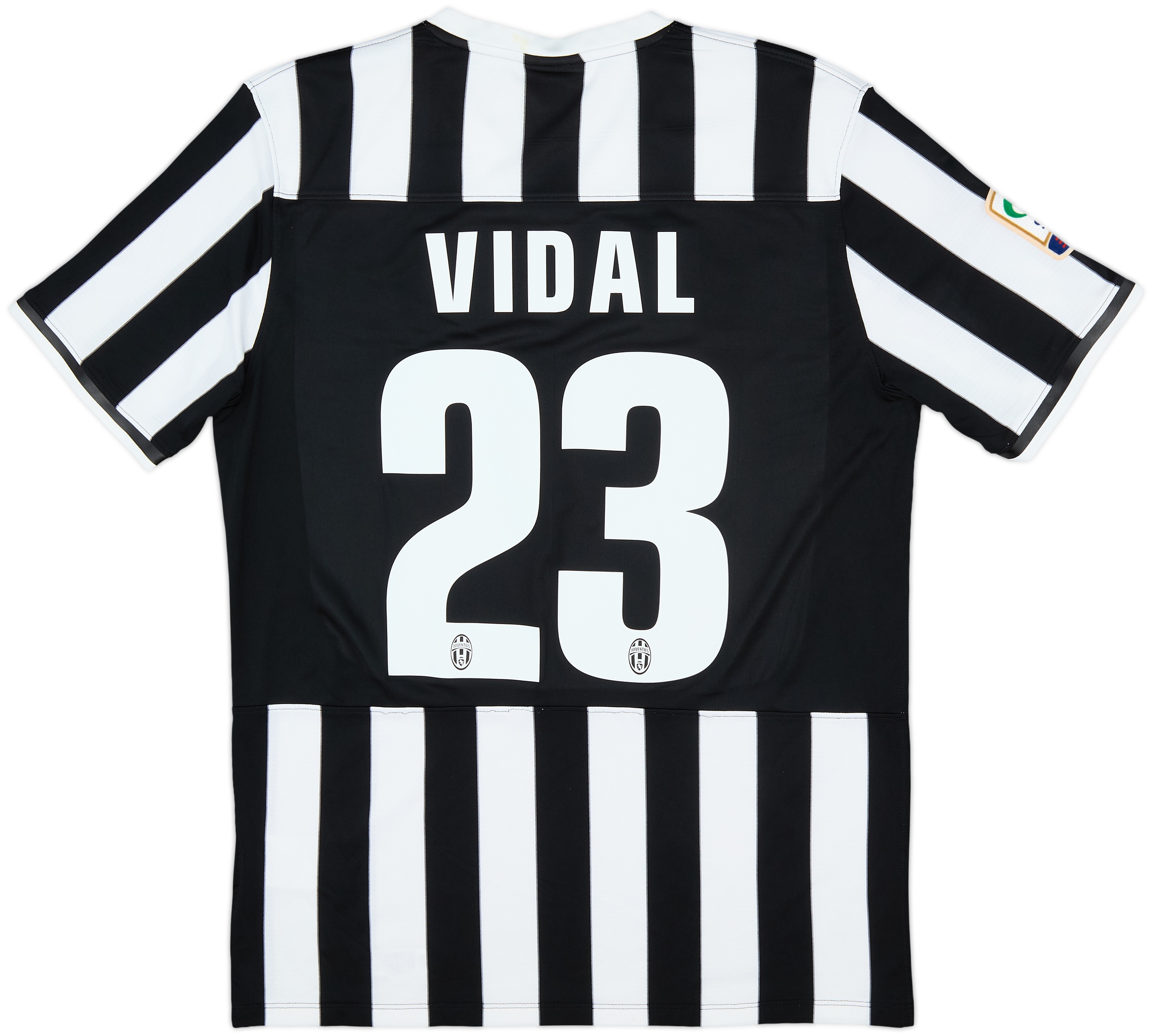 2013-14 Juventus Home Shirt Vidal #23 - 6/10 - (S)