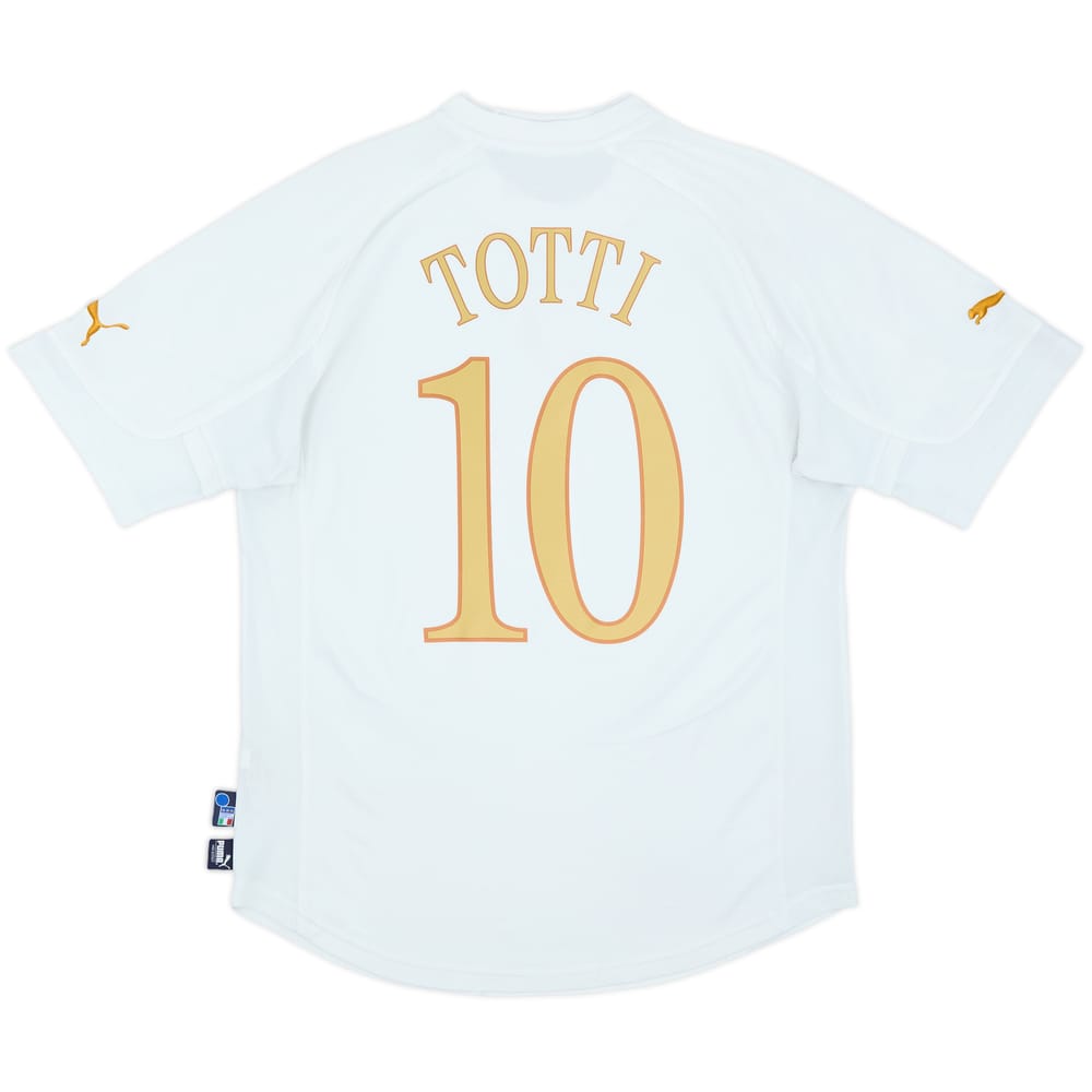 2004-06 Italy Away Shirt Totti #10 - 6/10 - (L)