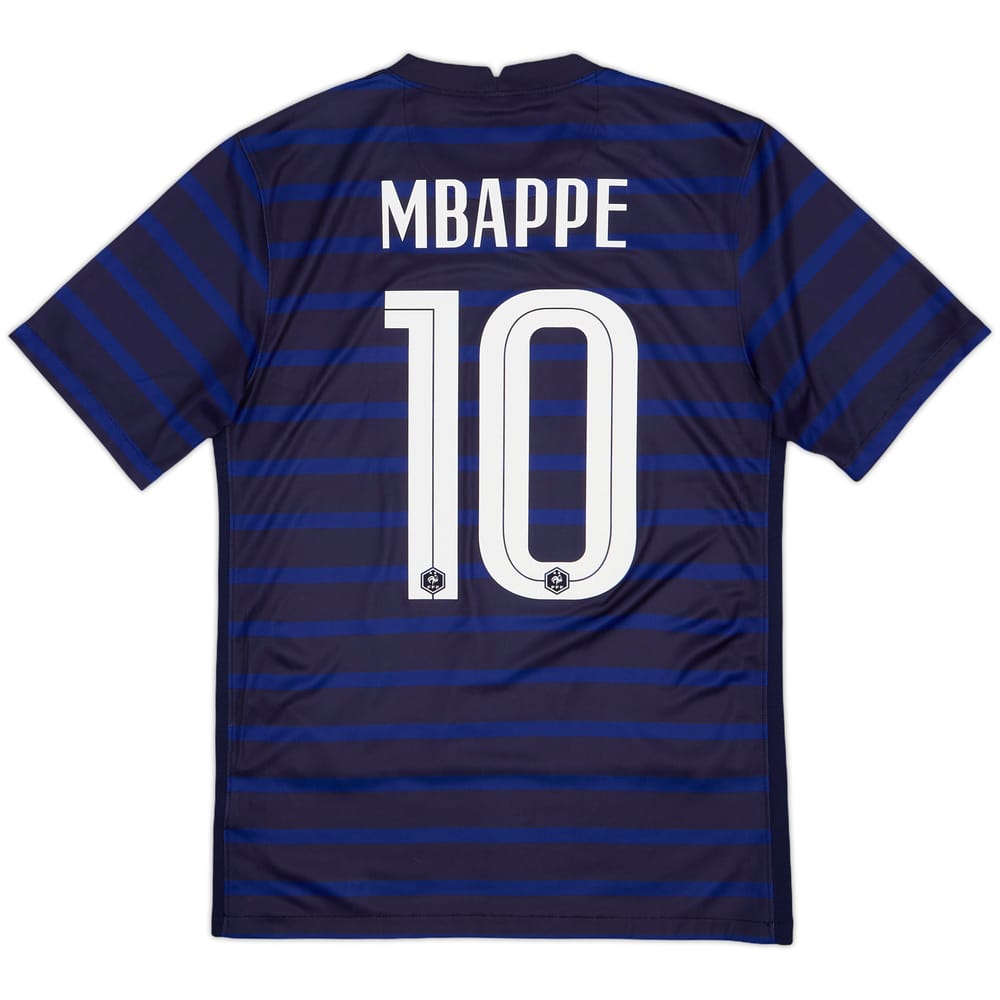2020-21 France Home Shirt Mbappe #10 - 6/10 - (S)