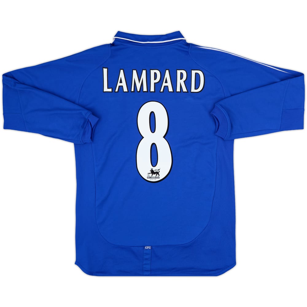 2001-03 Chelsea Home L/S Shirt Lampard #8 - 10/10 - (S)