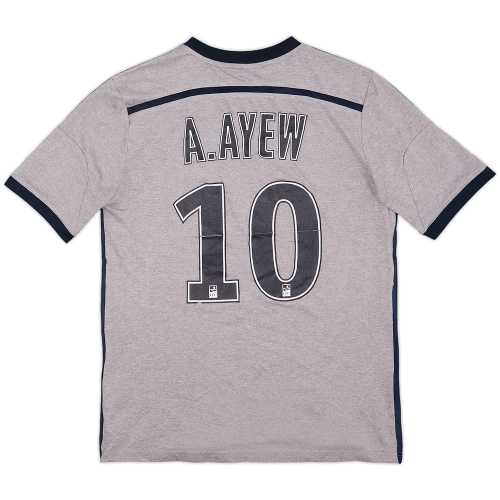 2014-15 Olympique Marseille Third Shirt A.Ayew #10 - 5/10 - (XL.Boys)