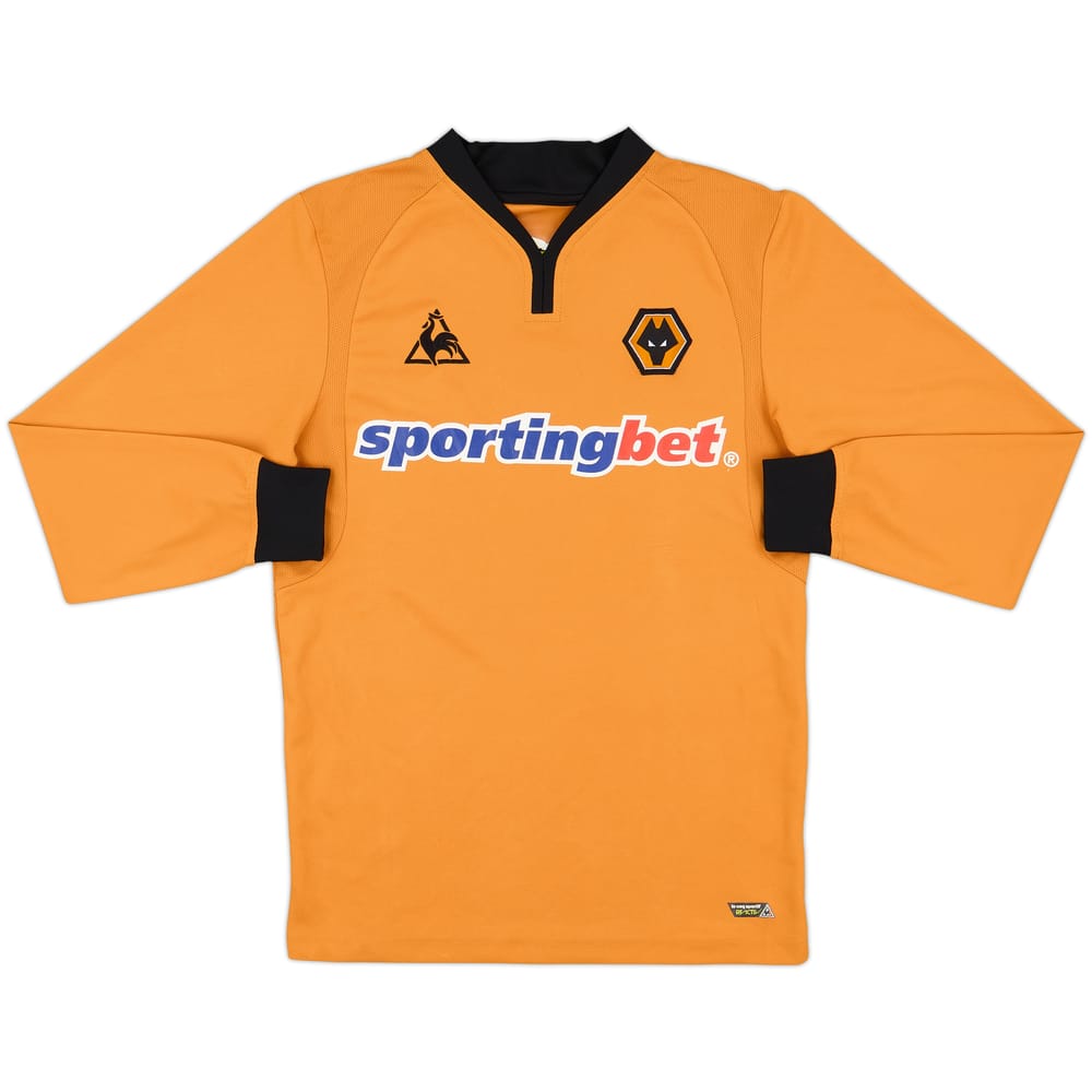 2009-10 Wolves Home L/S Shirt - 9/10 - (S)