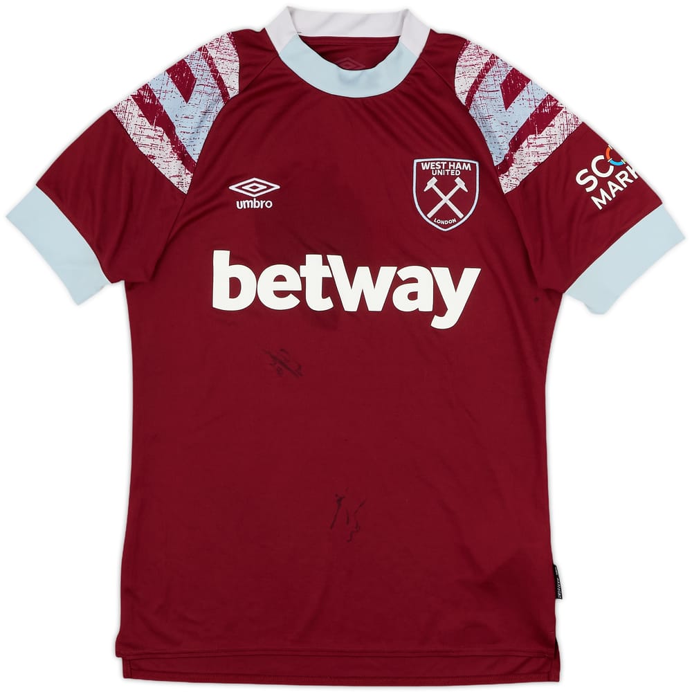 2022-23 West Ham Home Shirt - 5/10 - (S)