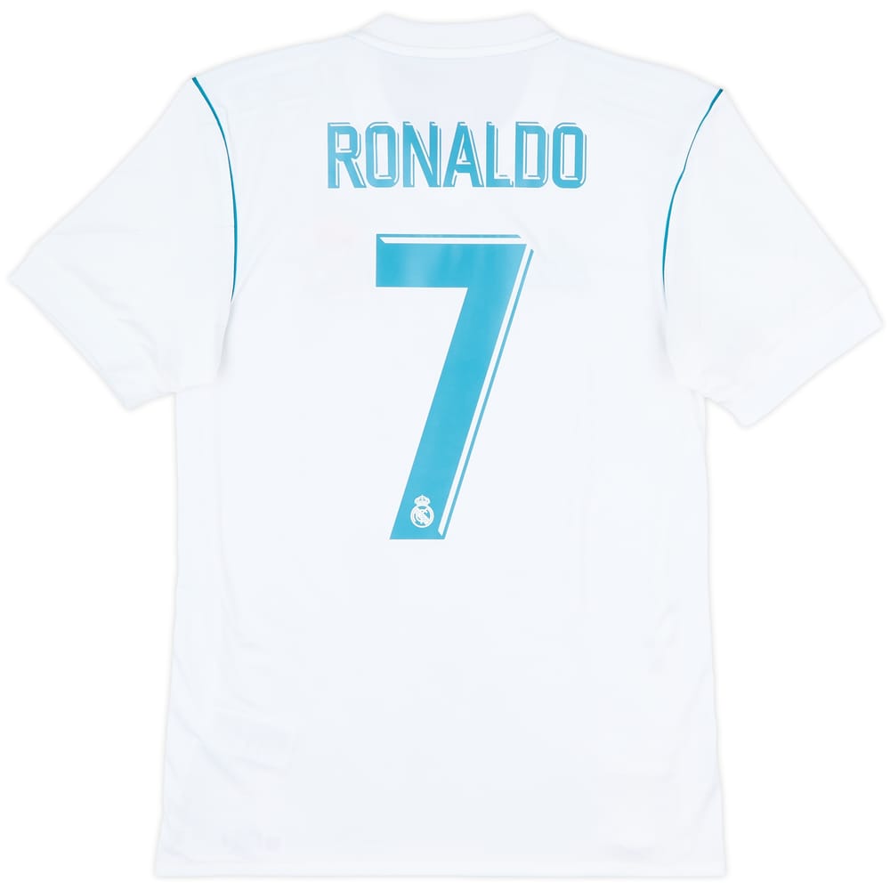 2017-18 Real Madrid Home Shirt Ronaldo #7 - 8/10 - (XS)