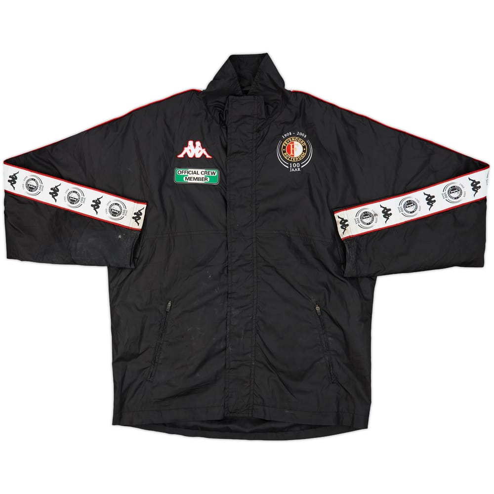 2007-08 Feyenoord Centenary Kappa Staff Issue Track Jacket - 7/10 - (S)