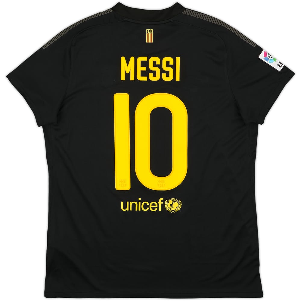 2011-12 Barcelona Away Shirt Messi #10 - 8/10 - (Women's XL)