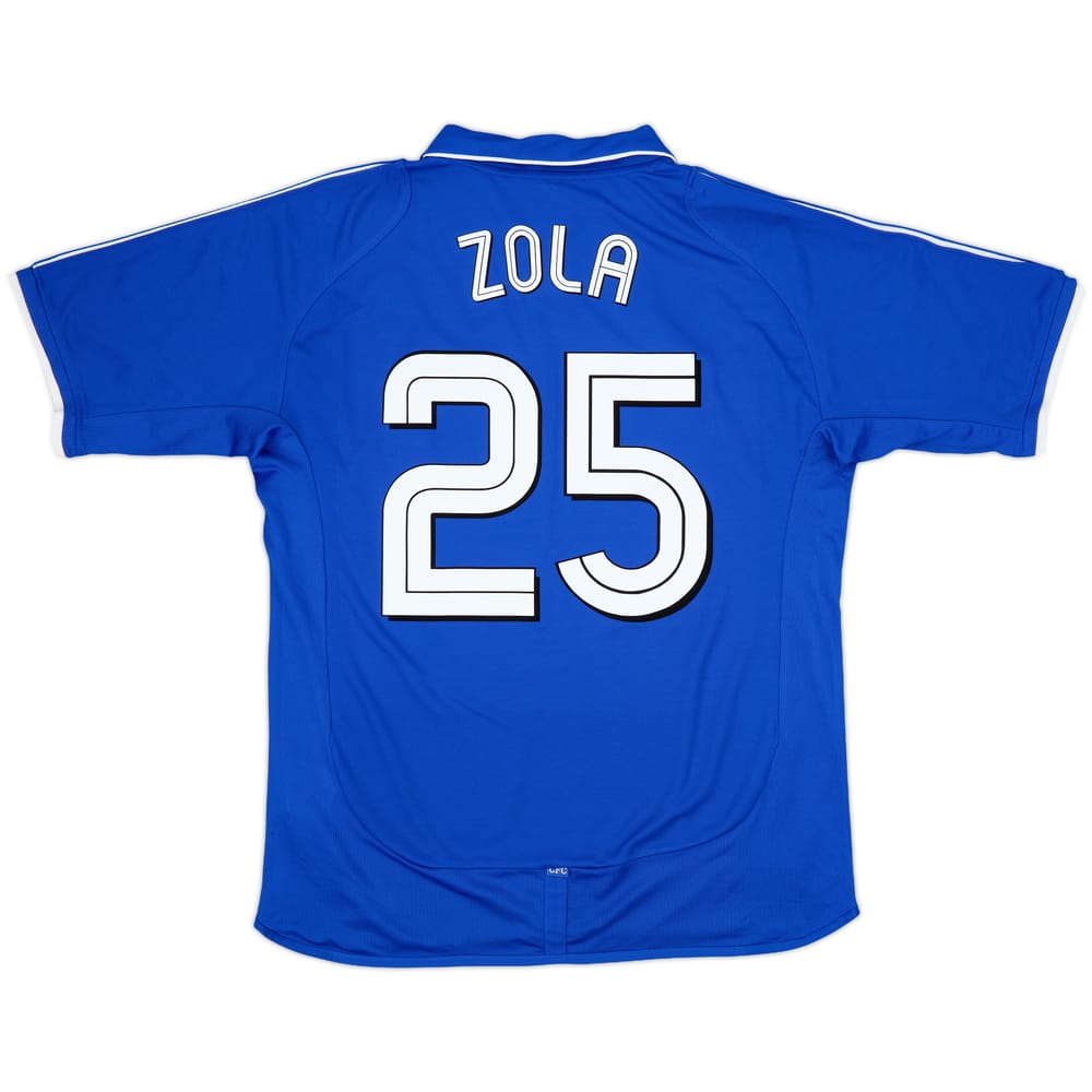 2001-03 Chelsea Home Shirt Zola #25 - 8/10 - (L)
