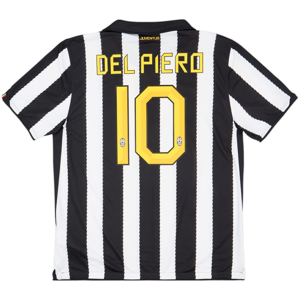 2010-11 Juventus Home Shirt Del Piero #10 - 9/10 - (XL)