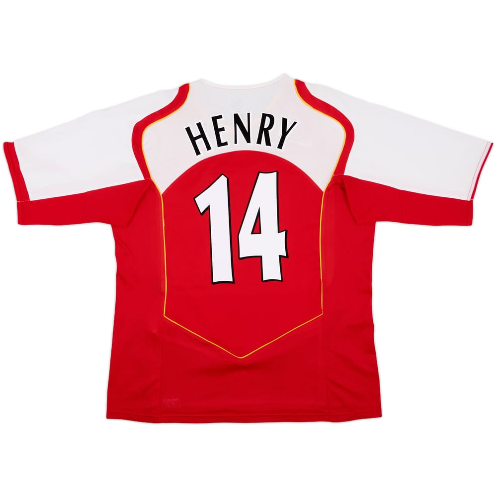 2004-05 Arsenal Home Shirt Henry #14 - 9/10 - (XL)