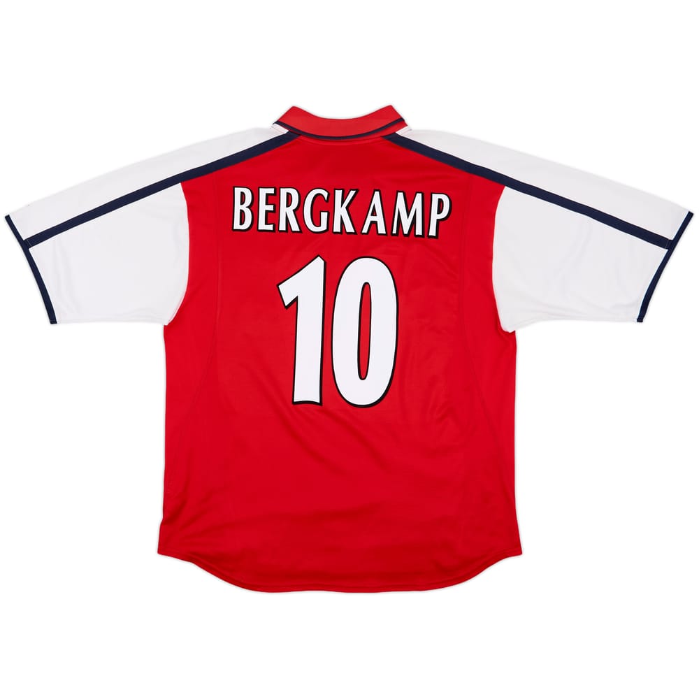 2000-02 Arsenal Home Shirt Bergkamp #10 - 9/10 - (XL)