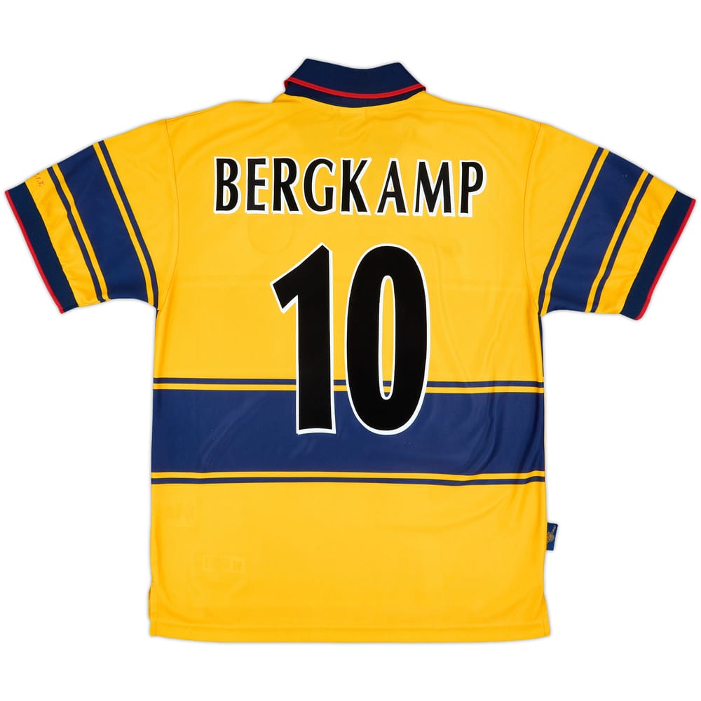 1997-99 Arsenal Away Shirt Bergkamp #10 - 8/10 - (M)