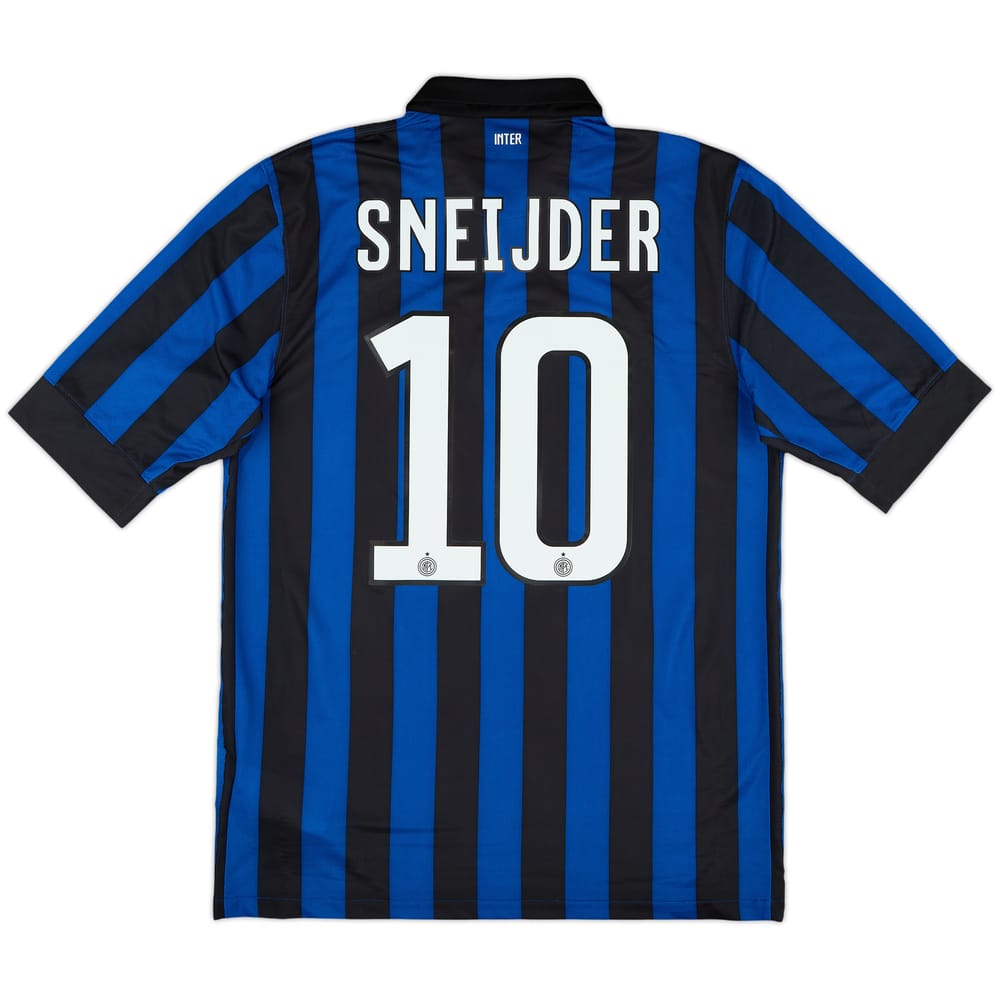2011-12 Inter Milan Home Shirt Sneijder #10 - 8/10 - (M)