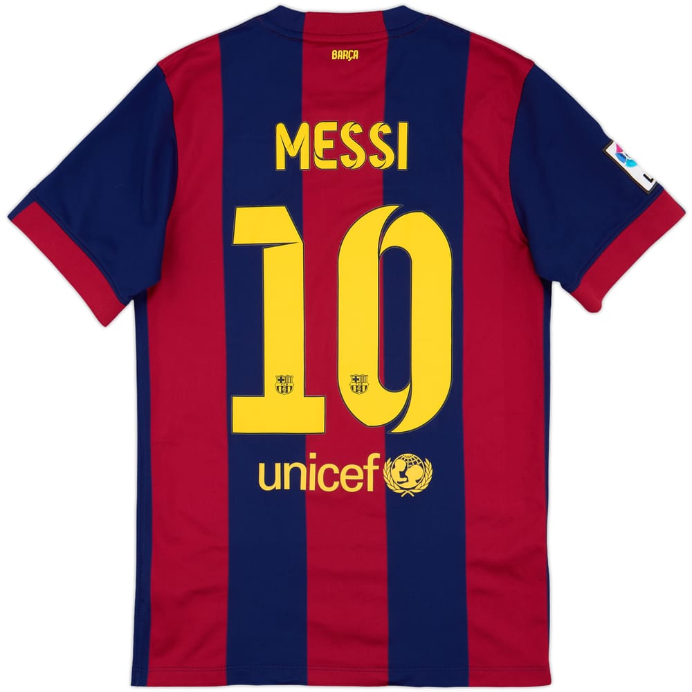 2014-15 Barcelona Home Shirt Messi #10 - 7/10 - (S)