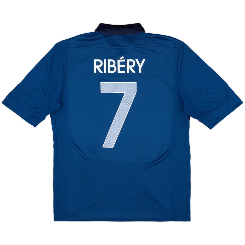 2011-12 France Home Shirt Ribery #7 - 9/10 - (L)